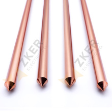 Copper Layer 0.25mm 17.2mm  16mm 5/8'' 3/4'' 8ft 10ft  Copper weld rod ground rod earth rod